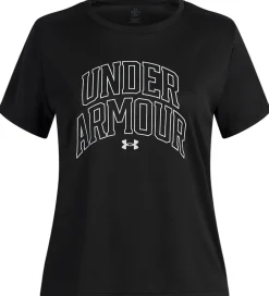 T-Shirts Og Toppe|Træning Og Gymnastik*Under Armour T-shirt - Tech Varsity - Sort m. Print