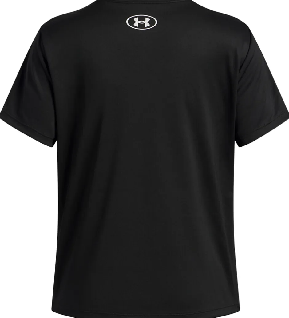 T-Shirts Og Toppe|Træning Og Gymnastik*Under Armour T-shirt - Tech Varsity - Sort m. Print