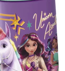 Drikkedunke|Drikkedunke*Unicorn Academy Drikkedunk - 410 ml - Lilla/Mint