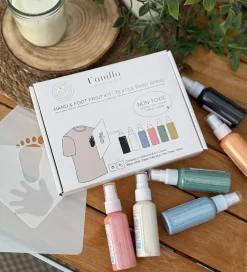 Kreasæt*Vanilla Copenhagen Hånd- og Fodaftryk Sæt - Tekstilspray