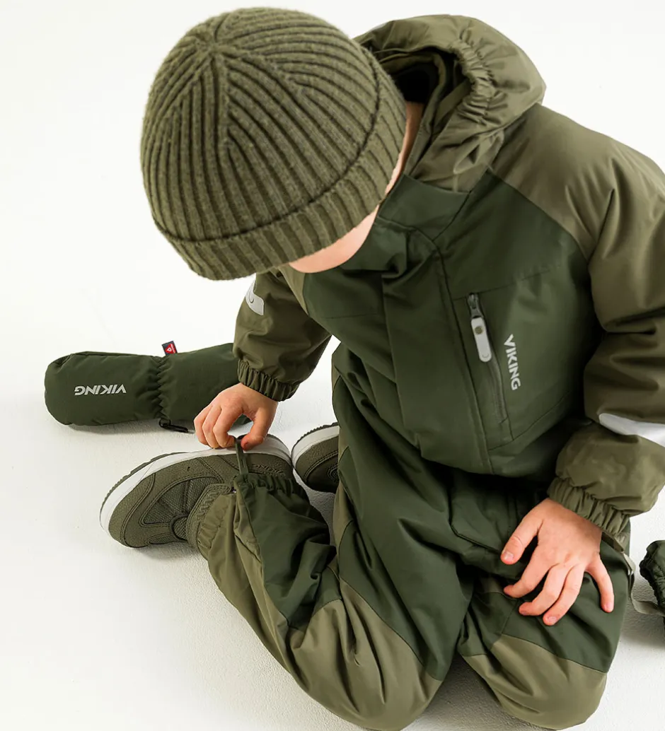 Børn Viking Flyverdragt - Toasty Winter - Olive