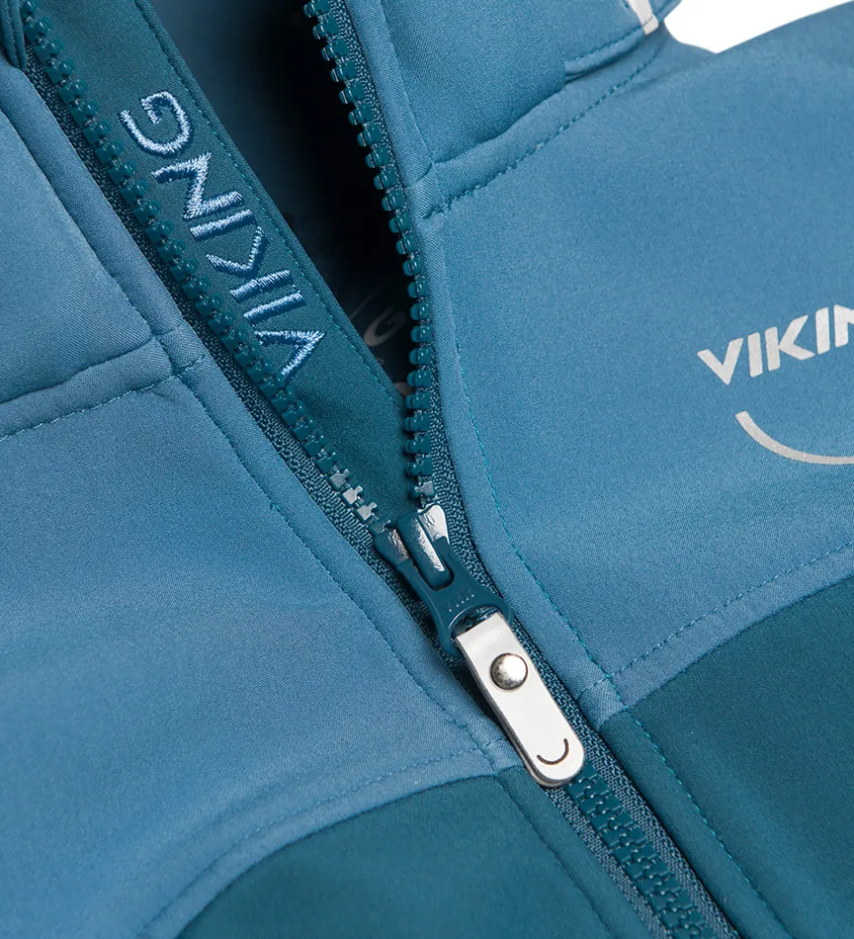 Børn Viking Softshelldragt m. Fleece - Play - Denim
