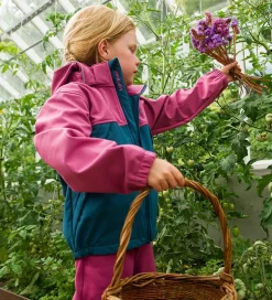 Softshell*Viking Softshelljakke m. Fleece - Play - Plum/Navy