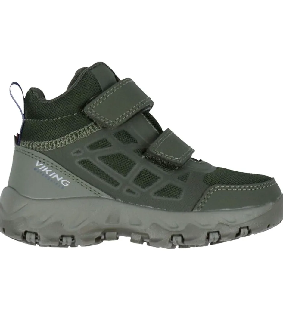 Støvler*Viking Støvler - Track Mid WP 2V - Olive
