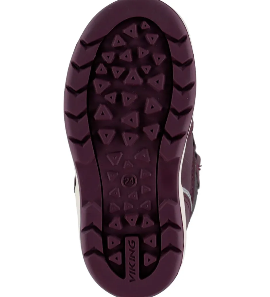 Vinterstøvler*Viking Vinterstøvler - Fun Glitter Warm GTX 2V - Plum