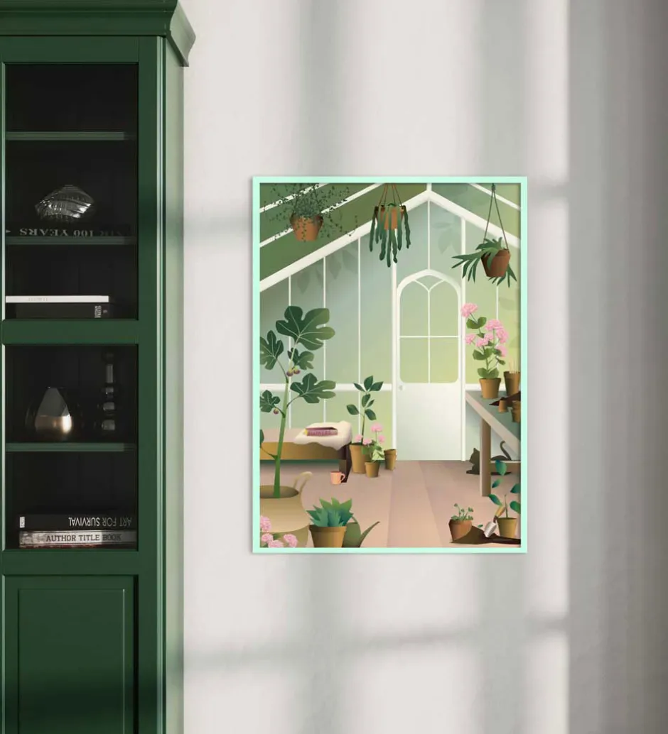 Plakater Og Billeder*Vissevasse Billederamme - Træ - 30x40 cm - Spring Green