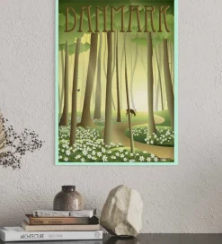 Plakater Og Billeder*Vissevasse Billederamme - Træ - 50x70 cm - Spring Green