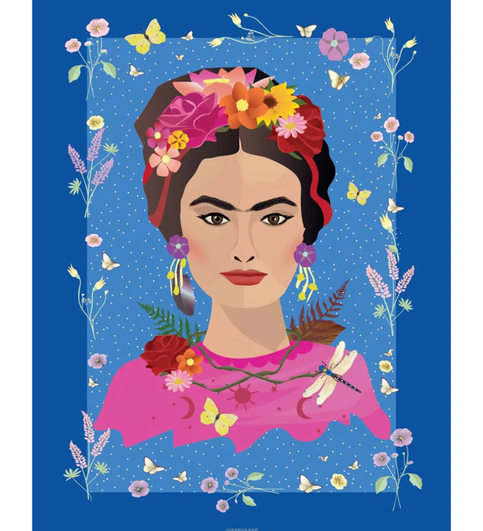 Plakater Og Billeder*Vissevasse Kort - 15x21 cm - Frida Kahlo