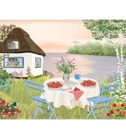 Vissevasse Kort - 15x21 cm - Sweet Strawberries