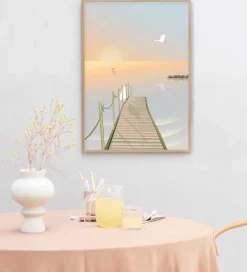 Plakater Og Billeder*Vissevasse Plakat - 30x40 cm - Bathing Bridge