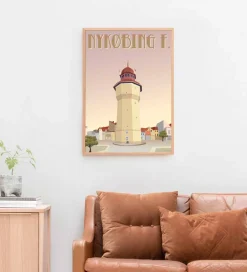 Vissevasse Plakat - 30x40 cm - Nykøbing F.