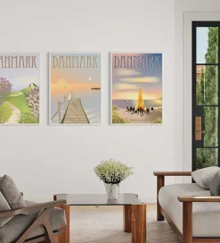 Plakater Og Billeder*Vissevasse Plakat - 50x70 cm - Danmark - Sankt Hans