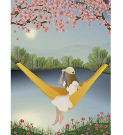Plakater Og Billeder*Vissevasse Plakat - 30x40 cm - The Yellow Hammock