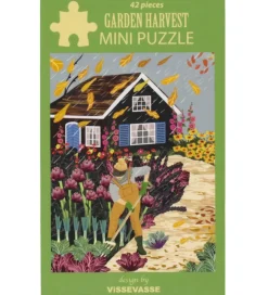 Puslespil*Vissevasse Puslespil - Mini - 10x13 cm - 42 Brikker - Garden Har
