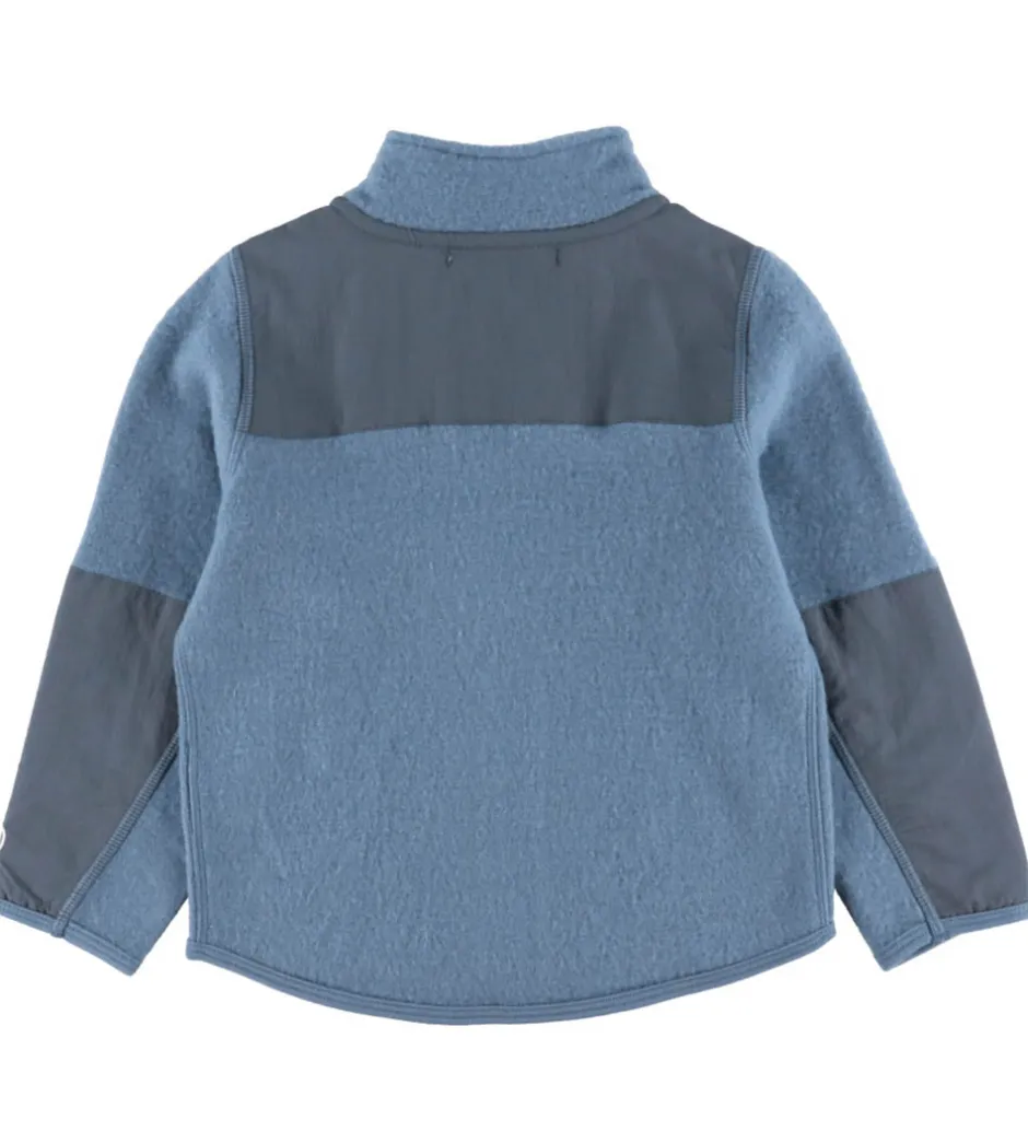 Fleece|Basis*Voksi Fleecejakke - Uld - Blue Bell