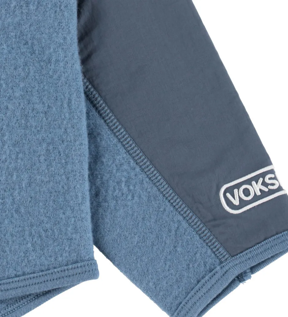 Fleece|Basis*Voksi Fleecejakke - Uld - Blue Bell