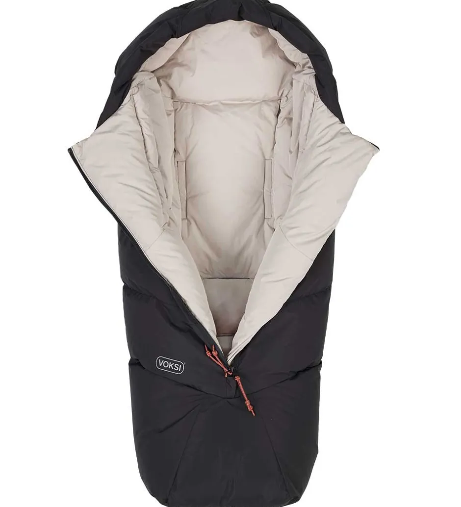 Køreposer*Voksi Kørepose - Adventure North - Black/Seashell Sand
