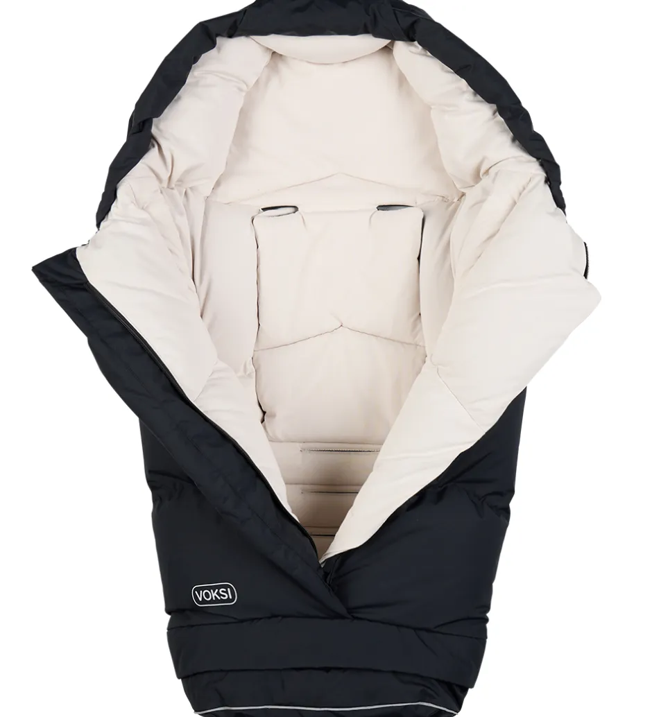 Køreposer*Voksi Kørepose - City North - 90/115 cm - Black/Cream