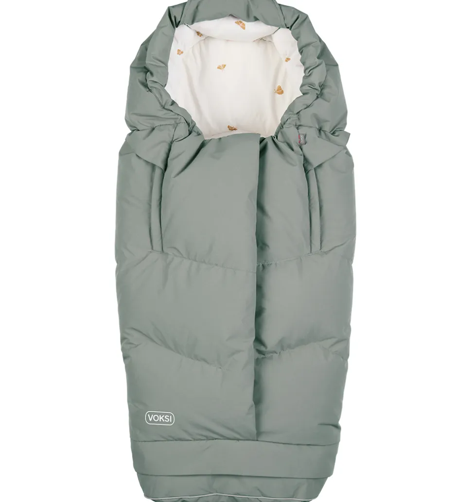 Køreposer*Voksi Kørepose - CIty North - 90/115 cm - Meadow Green/Wings