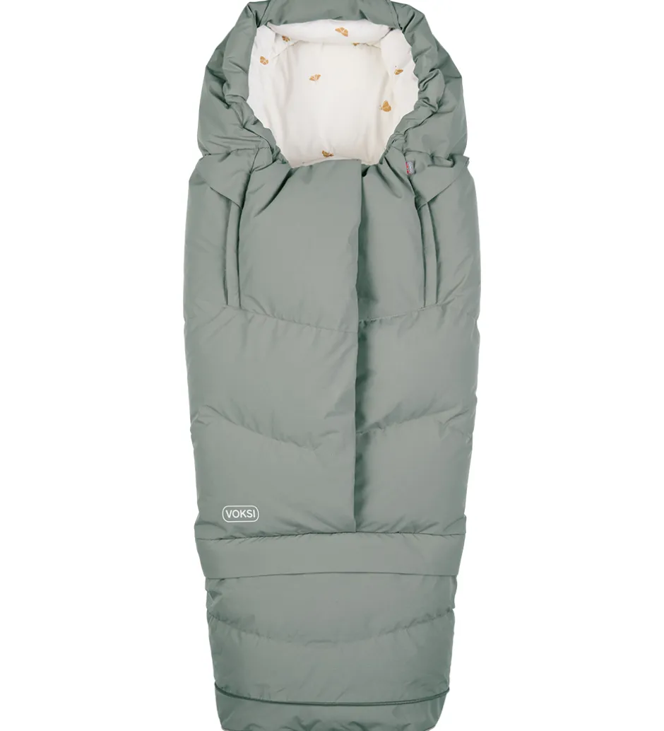 Køreposer*Voksi Kørepose - CIty North - 90/115 cm - Meadow Green/Wings