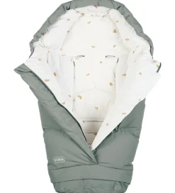 Køreposer*Voksi Kørepose - CIty North - 90/115 cm - Meadow Green/Wings