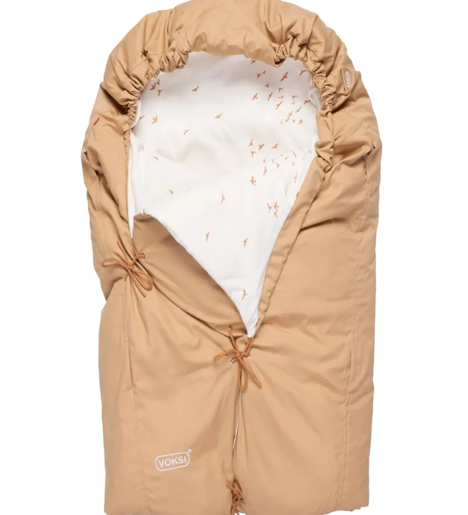 Køreposer*Voksi Kørepose - Classic+ - 80/110 cm - Warm Beige Flying
