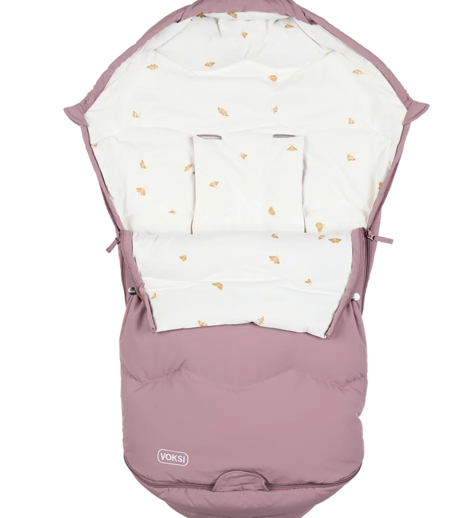 Køreposer*Voksi Kørepose - Explorer - 105 cm - Grape/Wings