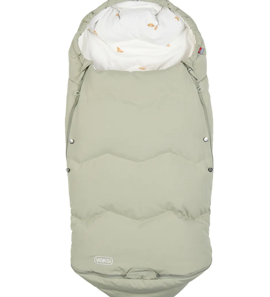 Køreposer*Voksi Kørepose - Explorer - 105 cm - Misty Green/Wings