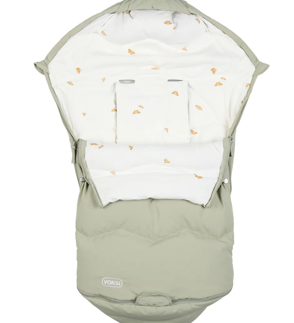 Køreposer*Voksi Kørepose - Explorer - 105 cm - Misty Green/Wings