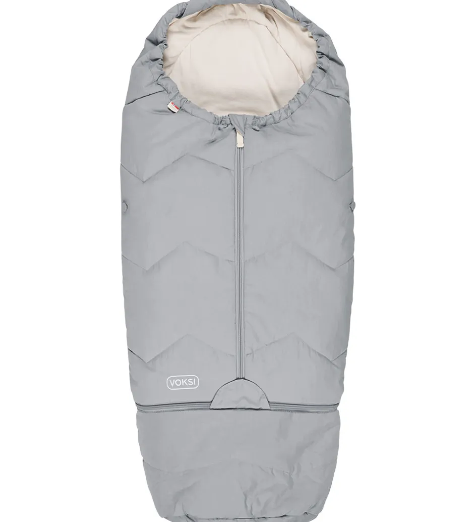Køreposer*Voksi Kørepose - Sky Light - 88/113 cm - Grey Solid