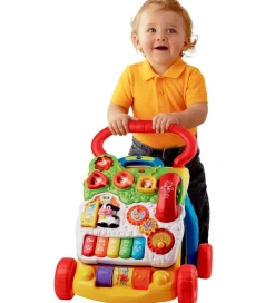 Gåvogne*Vtech Gåvogn - Dansk - Barnets Første Gåvogn