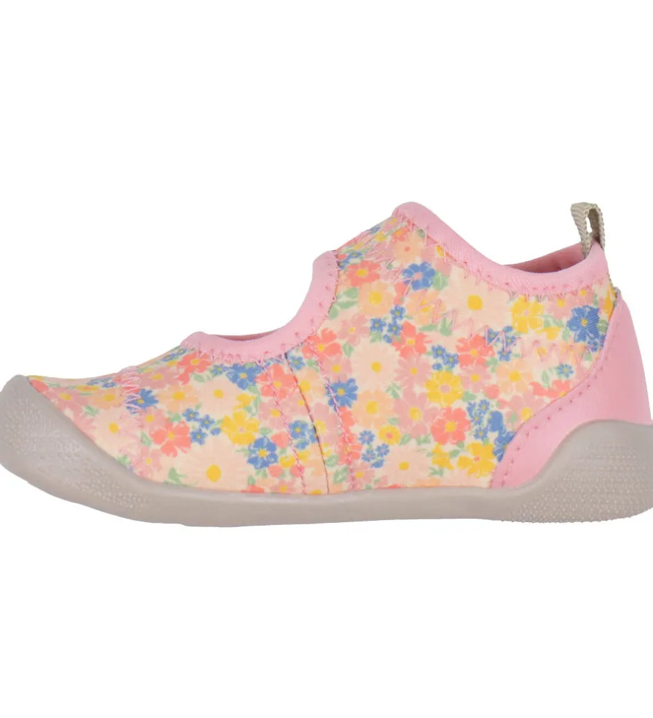 Badesko*Wheat Badesko - Wavey - Multi Flowers