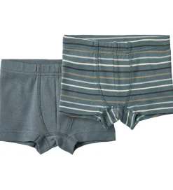 Undertøj*Wheat Boxershorts - 2-pak - Louis - Blue Multi Stripe