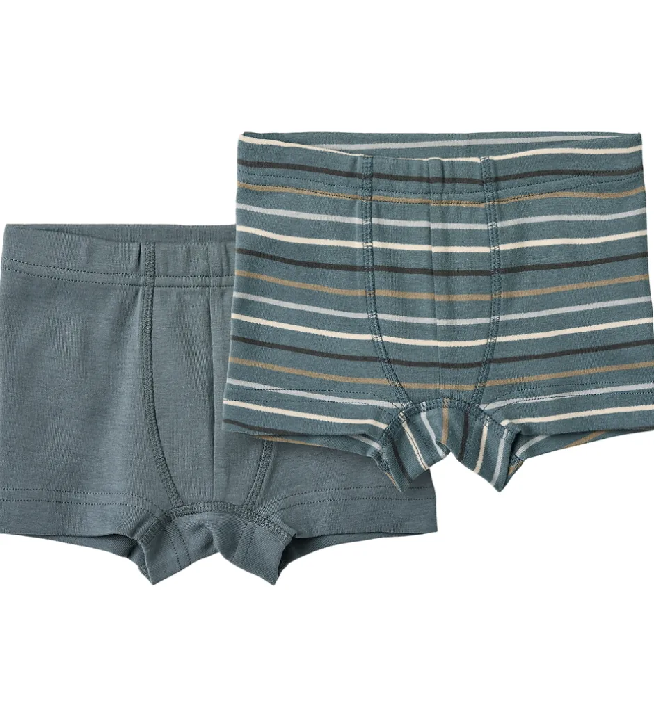 Undertøj*Wheat Boxershorts - 2-pak - Louis - Blue Multi Stripe