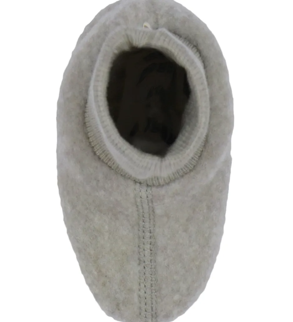 Hjemmesko*Wheat Futter - Uldfleece - Lei - Khaki Melange