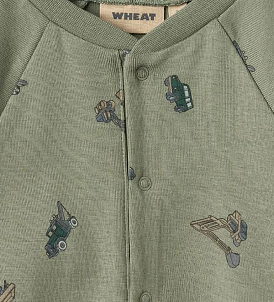 Børn Wheat Heldragt - Lou - Dusty Green Cars