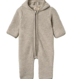 Heldragter*Wheat Heldragt - Uldfleece - Ata - Khaki Melange
