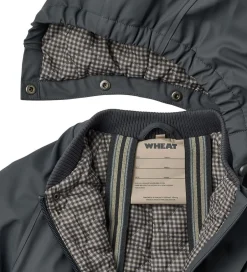 Regntøj*Wheat Regndragt m. Termo - PU - Aiko - Greyblue