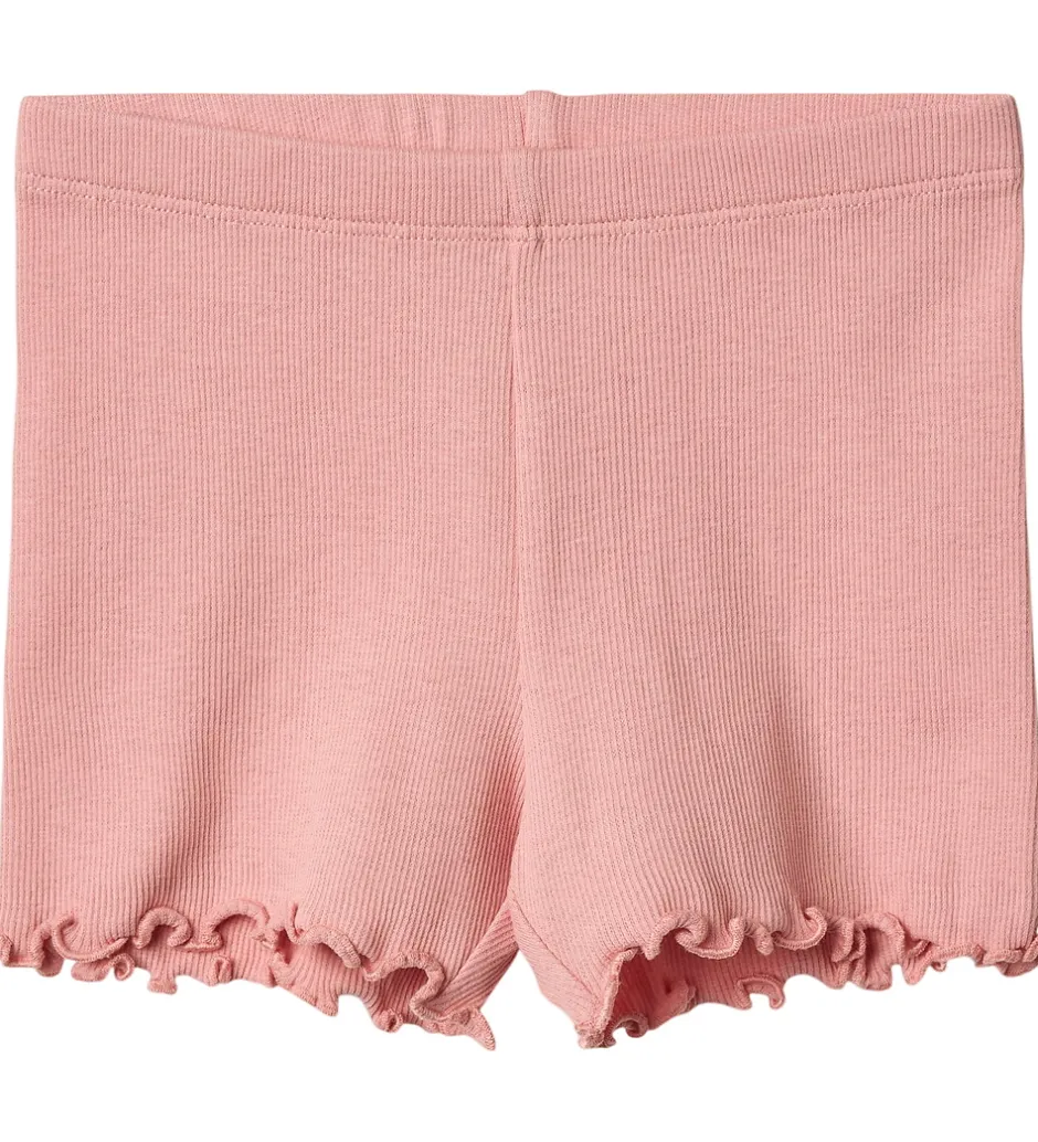 Børn Wheat Shorts - Rib - Sine - Rose