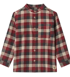 Børn Wheat Skjorte - Willum - Red Blue Check