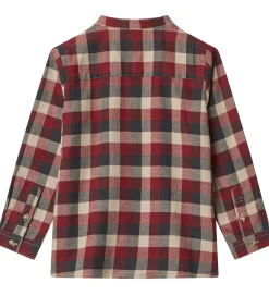 Børn Wheat Skjorte - Willum - Red Blue Check