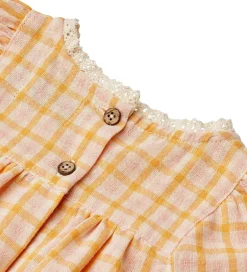 Børn Wheat Sommerdragt - Margit - Yellow Check