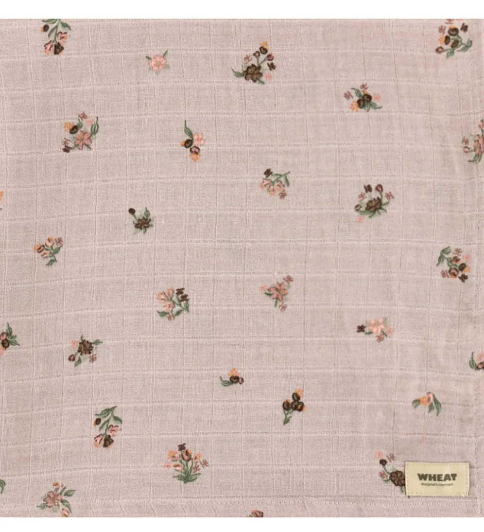 Stofbleer|Pusletid*Wheat Stofbleer - 2-Pak - 65x65 cm - Muslin Kaja - Soft Lilac