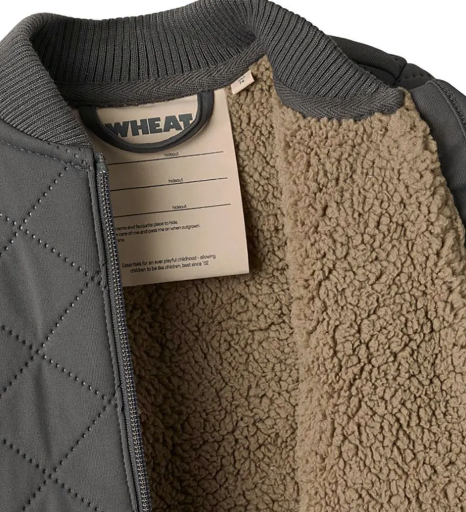 Termotøj*Wheat Termojakke m. Fleece - Benni - Black Sea