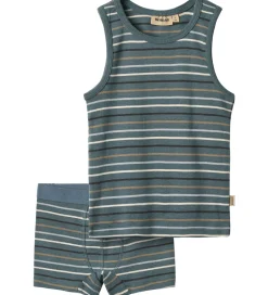 Børn Wheat Undertøj - Lui - Blue Multi Stripe