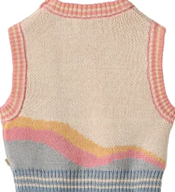 Veste*Wheat Vest - Strik - Maria - Beige/Multi