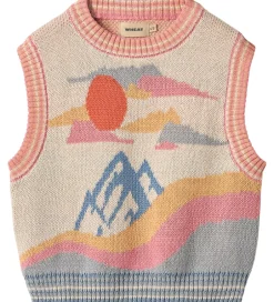 Veste*Wheat Vest - Strik - Maria - Beige/Multi