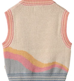 Veste*Wheat Vest - Strik - Maria - Beige/Multi