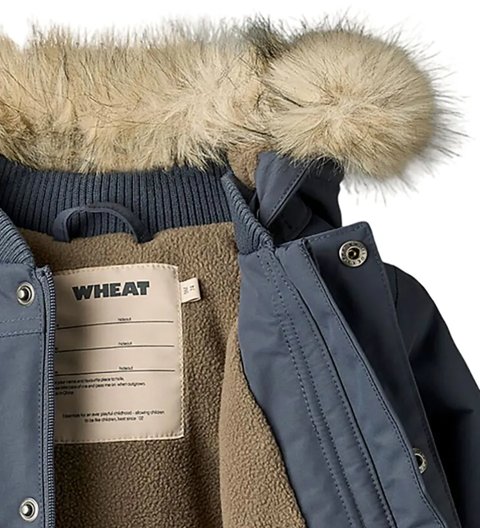 Børn Wheat Vinterjakke - Kasper - Greyblue