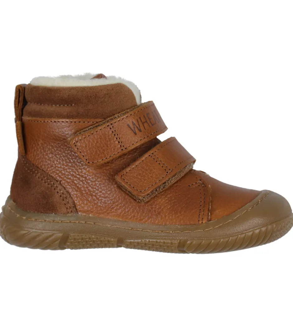 Begyndersko*Wheat Vinterstøvler - Snug Prewalker Tex - Cognac
